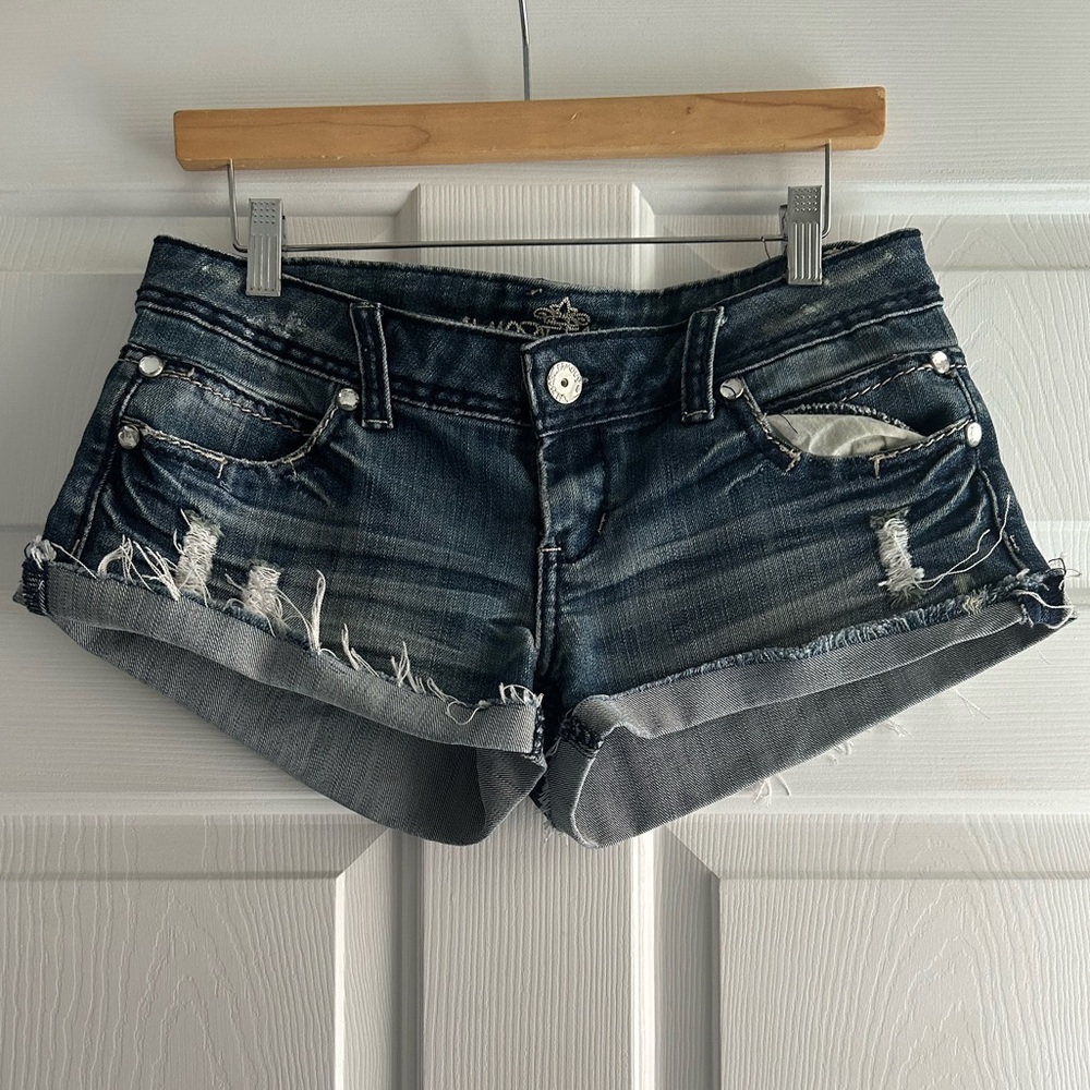 Denim shorts